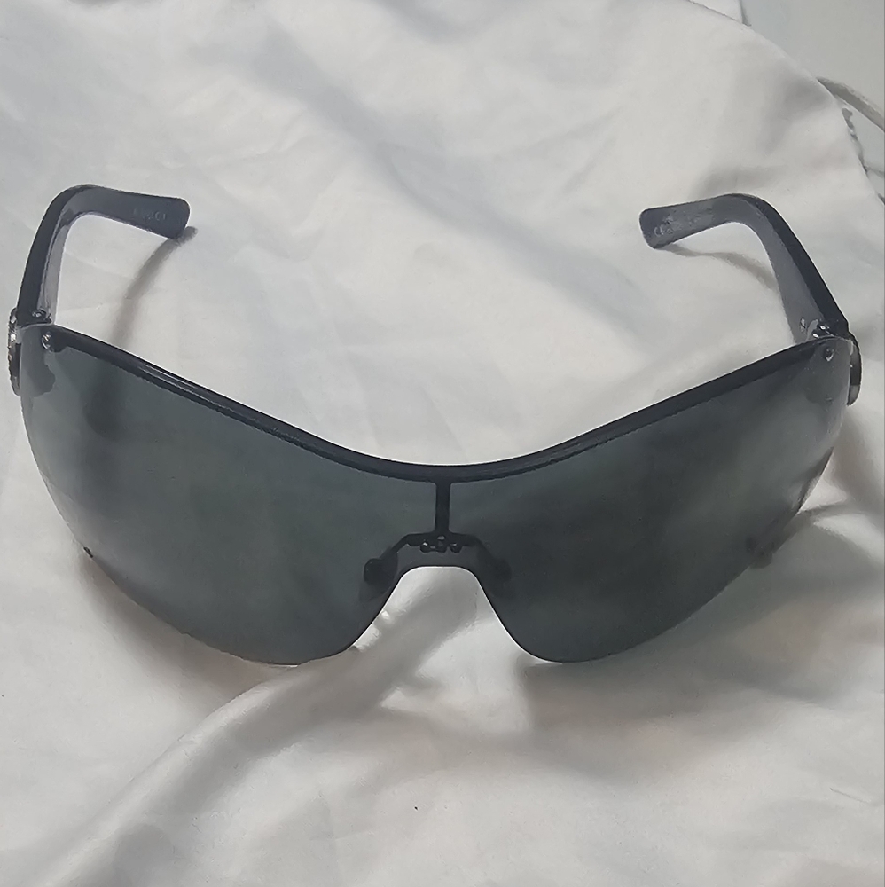 Vintage Black Gucci Oversized Glasses